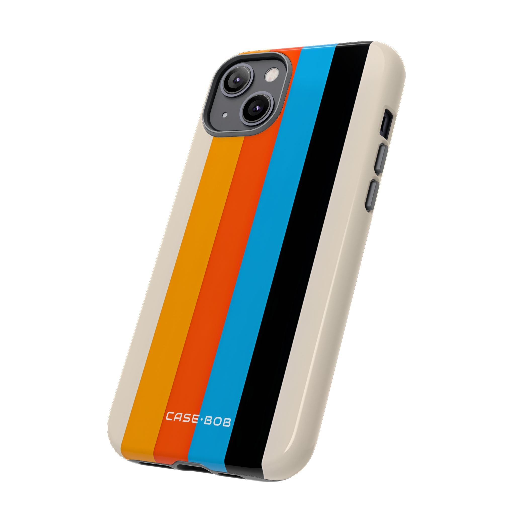 Vivid Stripe Harmony iPhone 14 Plus Case - Tough