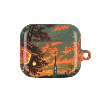 Crimson Classic Glow - AirPods Case