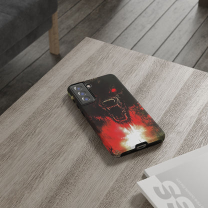 Bloodmoon Wolf's Lament  Samsung S21 - Tough Phone Case