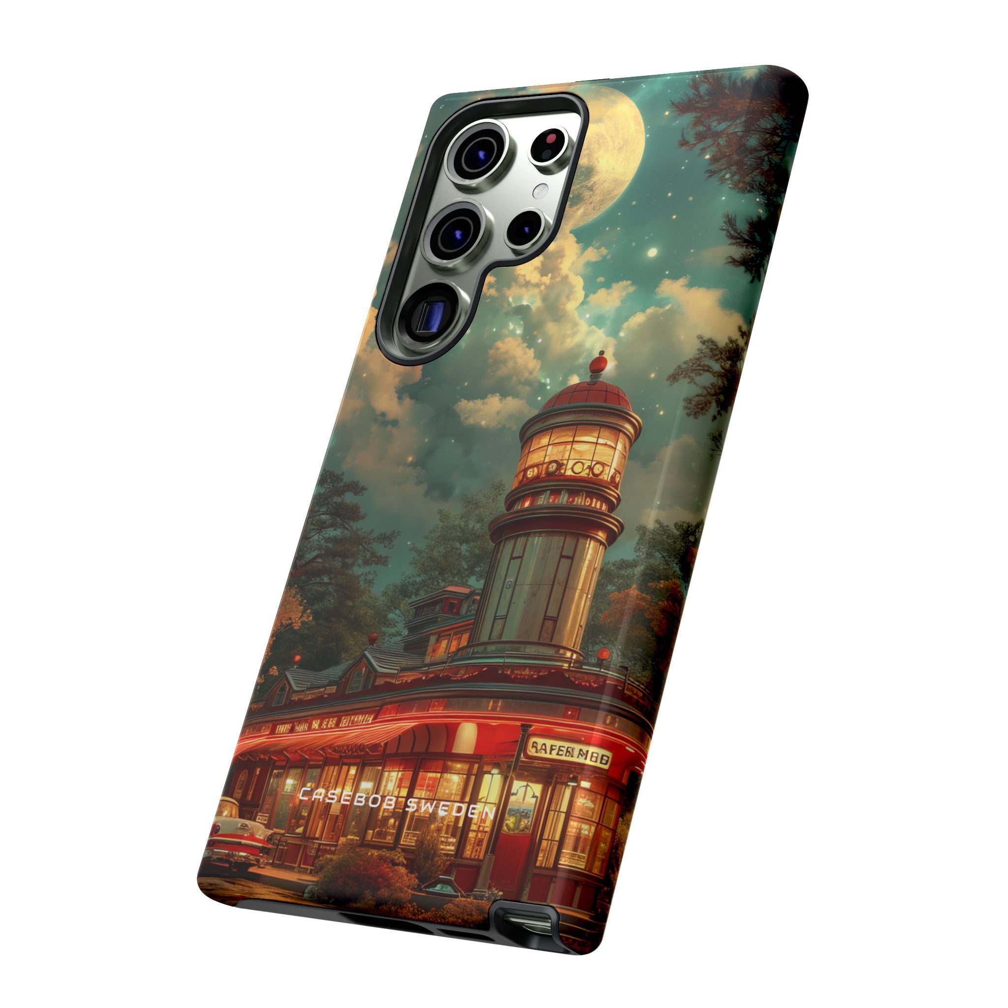 Vintage Moonlit Diner Fantasy Samsung S23 - Tough Phone Case