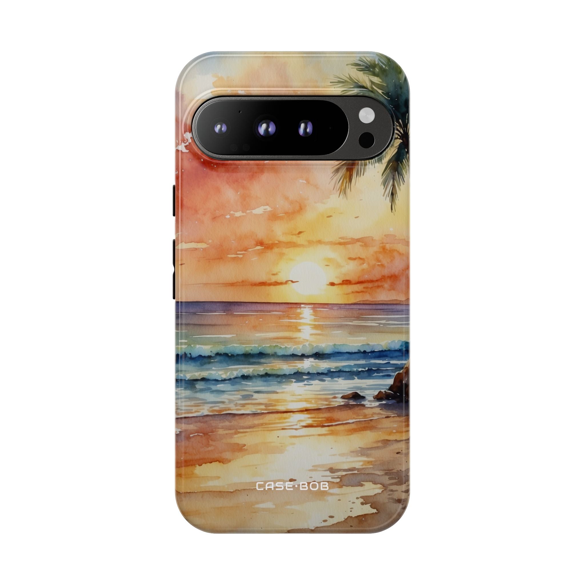 Sunset Palm Google Pixel 9 Pro XL Case - Tough