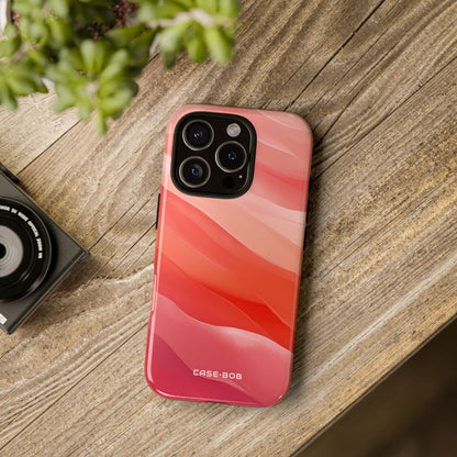 Flowing Bands Pink iPhone 16 Pro Case - Tough