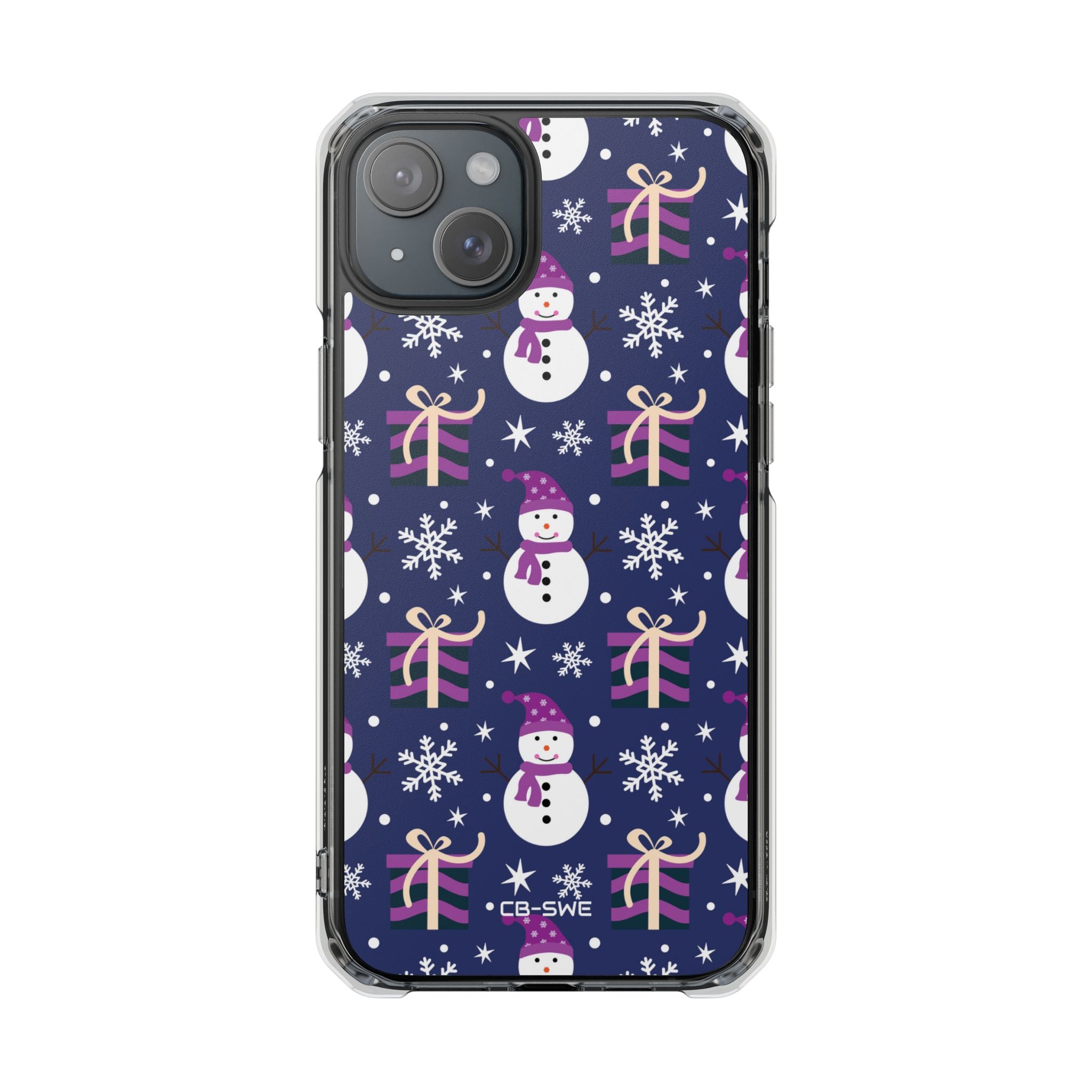 Snowmen Gift Giving iPhone Case - Impact