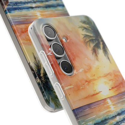 Sunset Palm Samsung S24 Plus Case - Soft