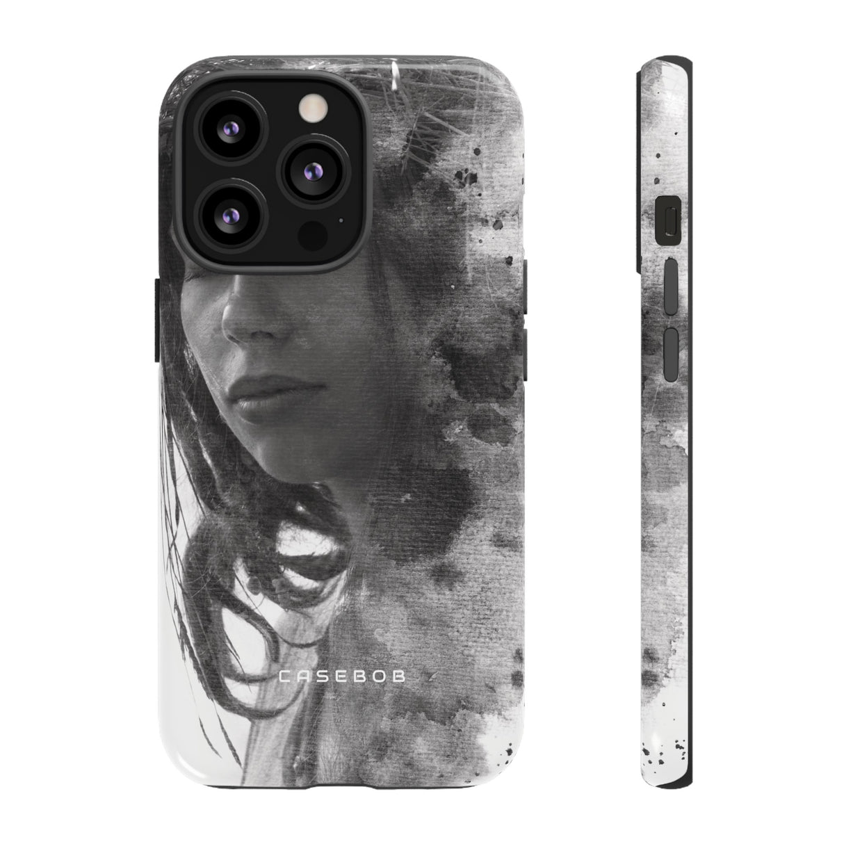 Portrait Lady Phone Case - Protective - Protective Phone Case