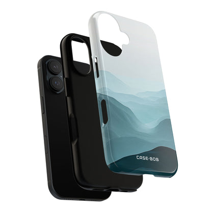 Teal Mist Mountains iPhone 16 Pro Case - Tough