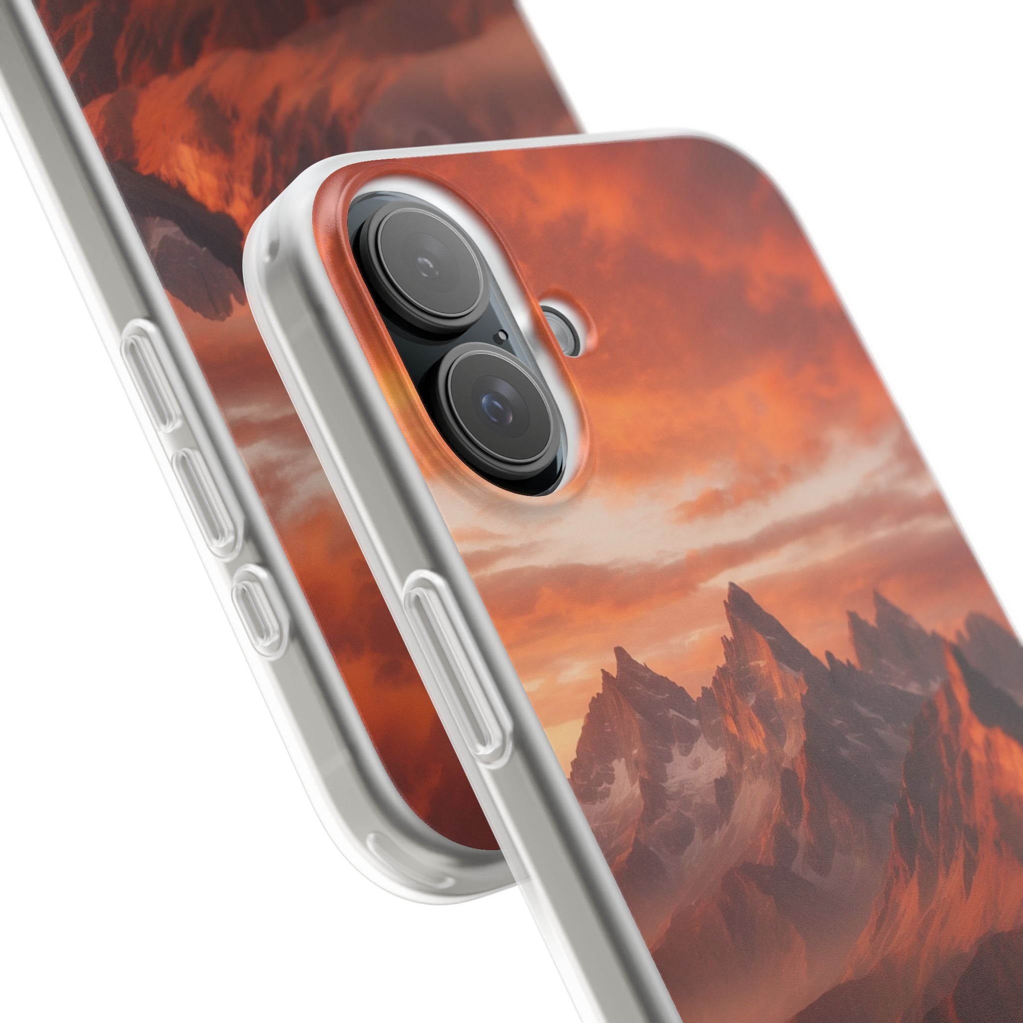 Jagged Glow iPhone 16 Plus Case - Soft