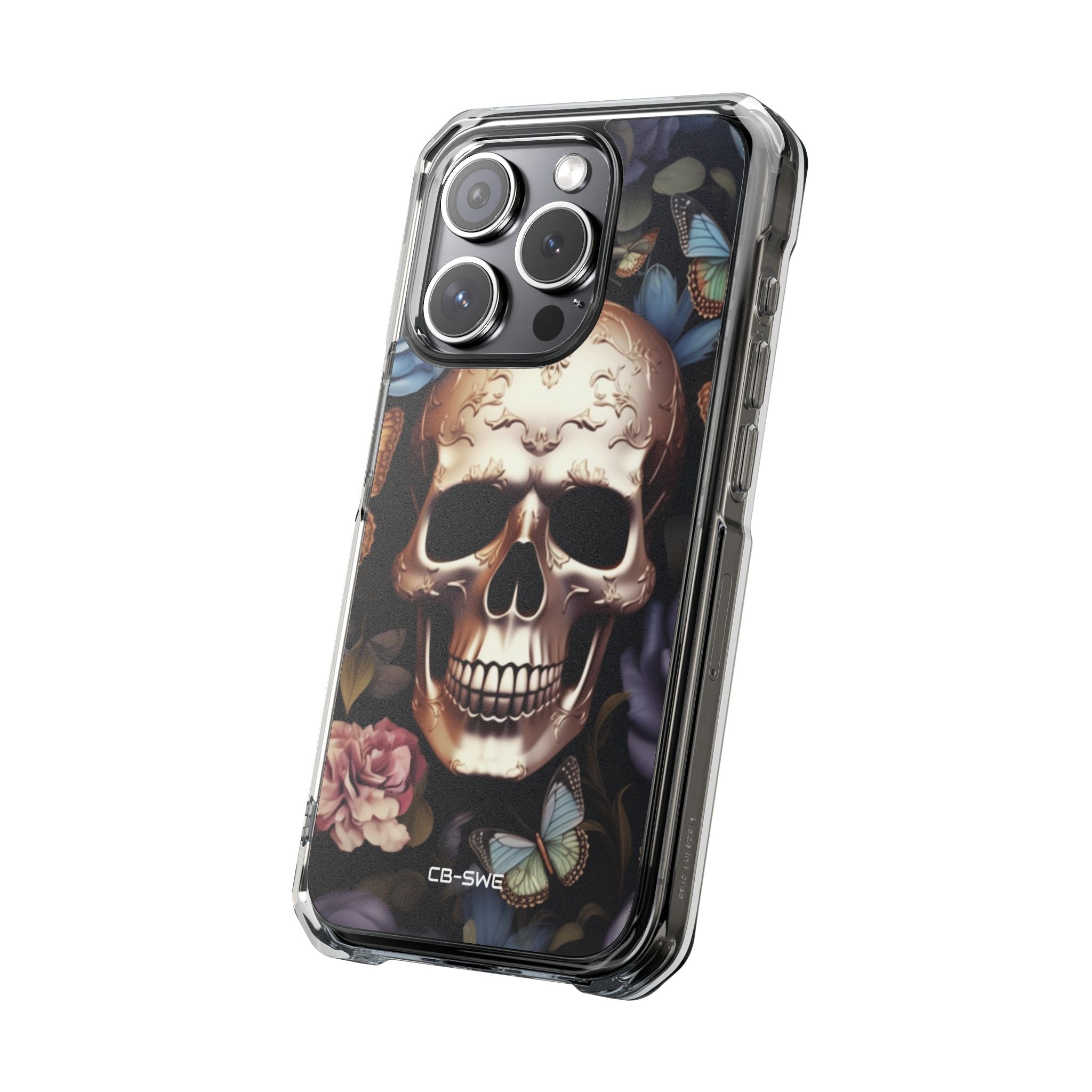 Skull Among Blossoms iPhone Case - Impact