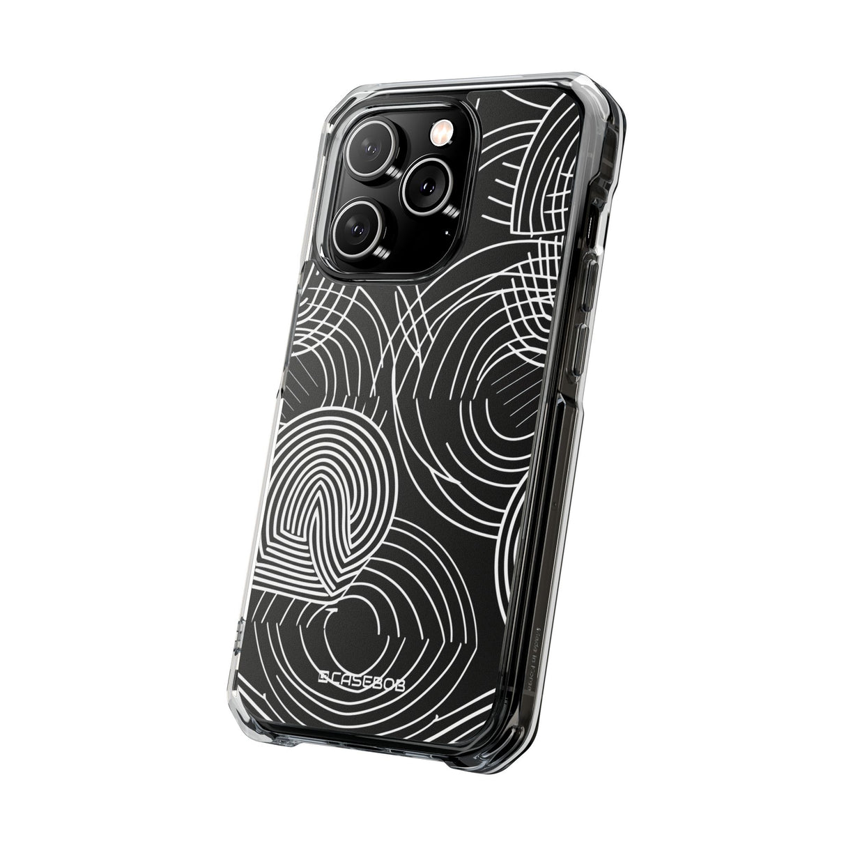 Kompliziertes Labyrinth – Handyhülle für iPhone (Clear Impact – Magnetisch) 