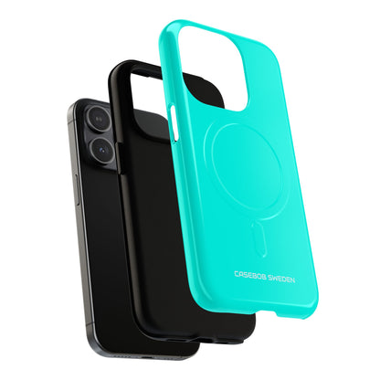 Turquoise Blue - Tough + MagSafe® iPhone 15 Phone Case