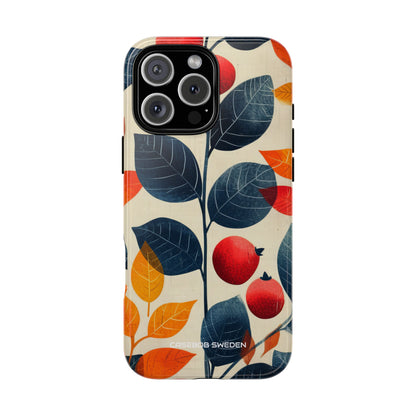 Autumn Nature Pattern - Tough iPhone 16 Phone Case