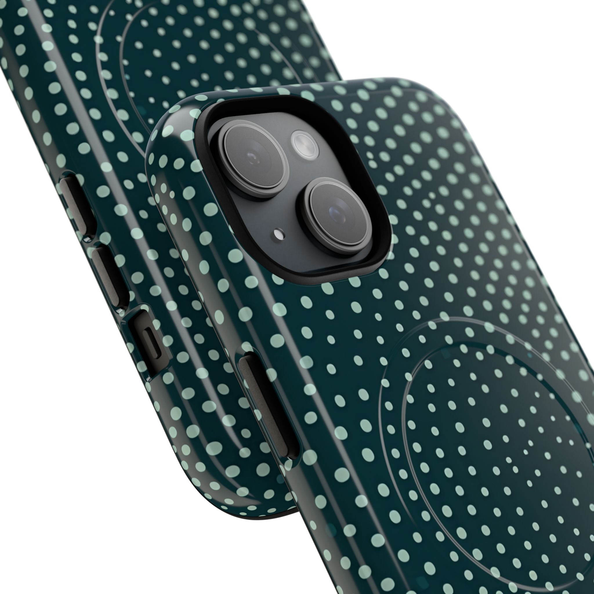 Teal Rippleflow iPhone 15 | Tough+ Phone Case