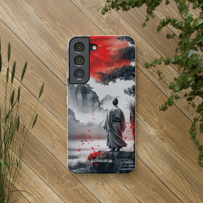 Serene Samurai Sunrise | Biodegradable Phone Case