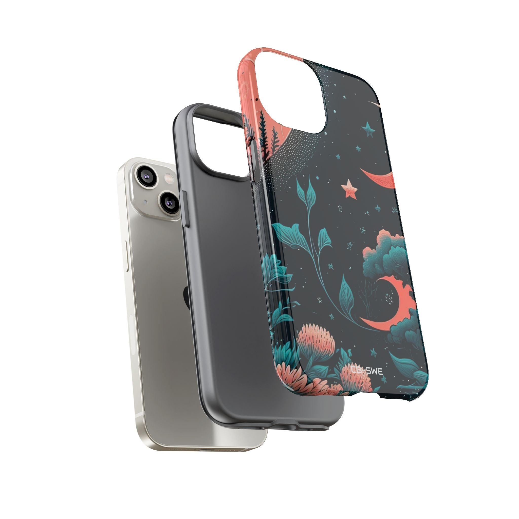 Cosmic Floral Dreams - iPhone Case