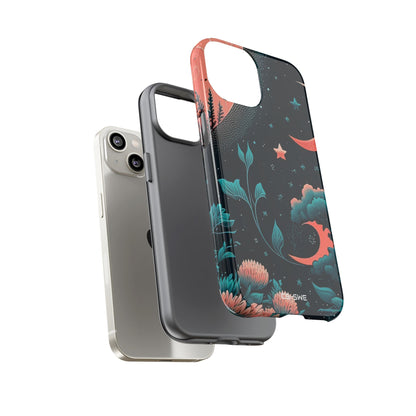 Cosmic Floral Dreams - iPhone Case