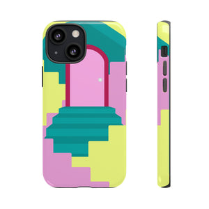 Vector Illustration of Stairs - Protective Phone Case