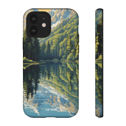 Mountain Peaks Reflect - iPhone Case