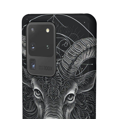 Mystic Ram Mandala | Slim Phone Case for Samsung