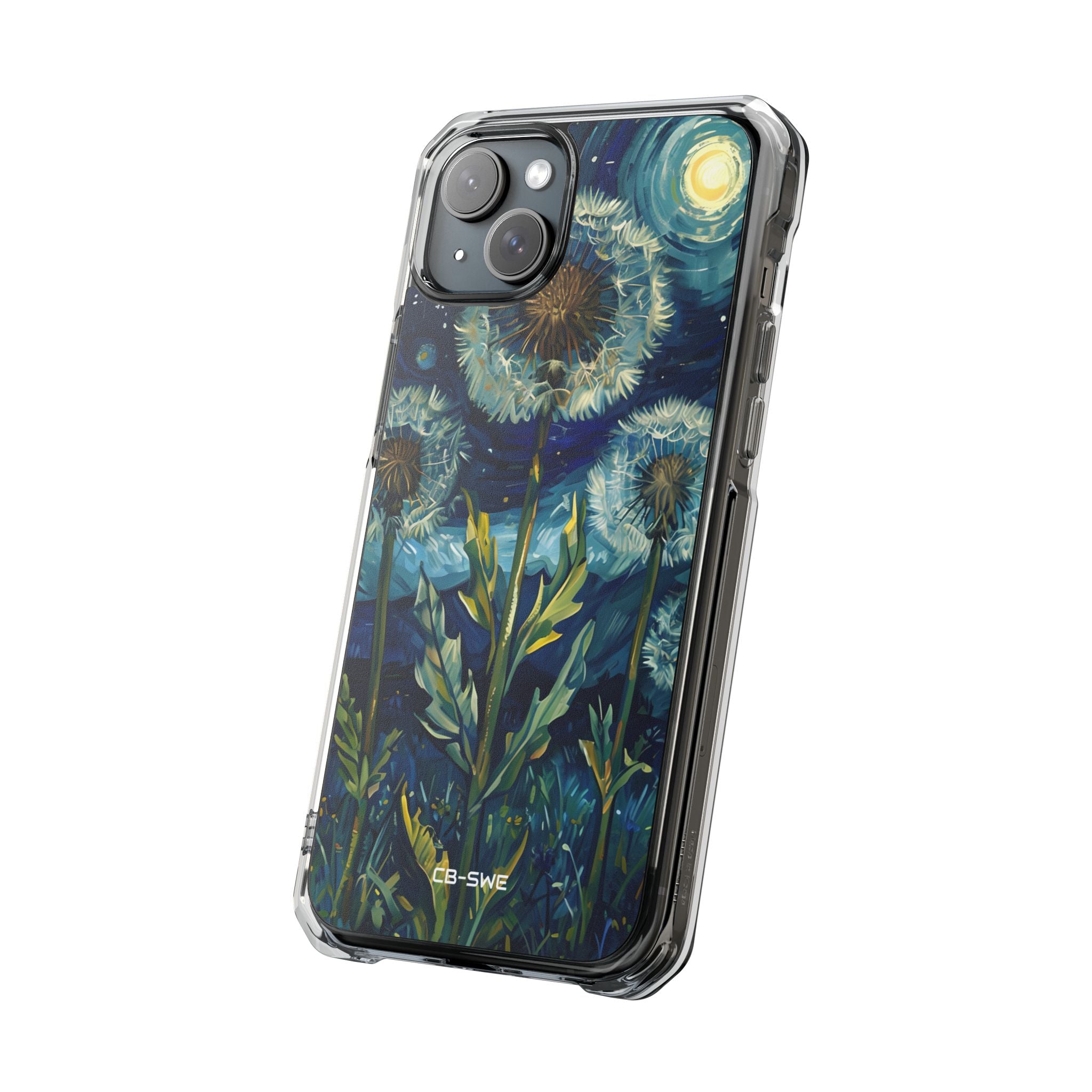 Dandelions Under Starlight iPhone Case - Impact