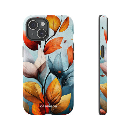 Crimson Veins iPhone 15 Case - Tough