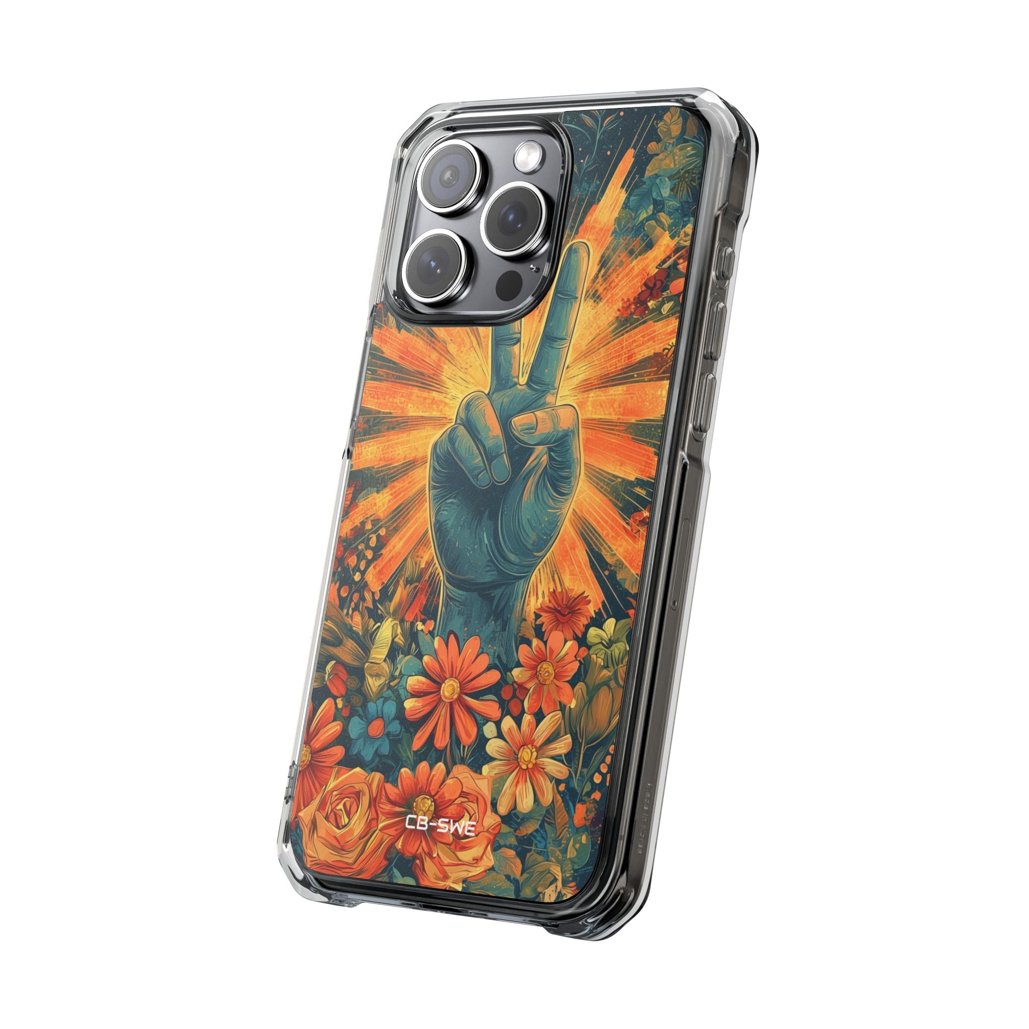 Flowers Embrace Peace iPhone Case - Impact