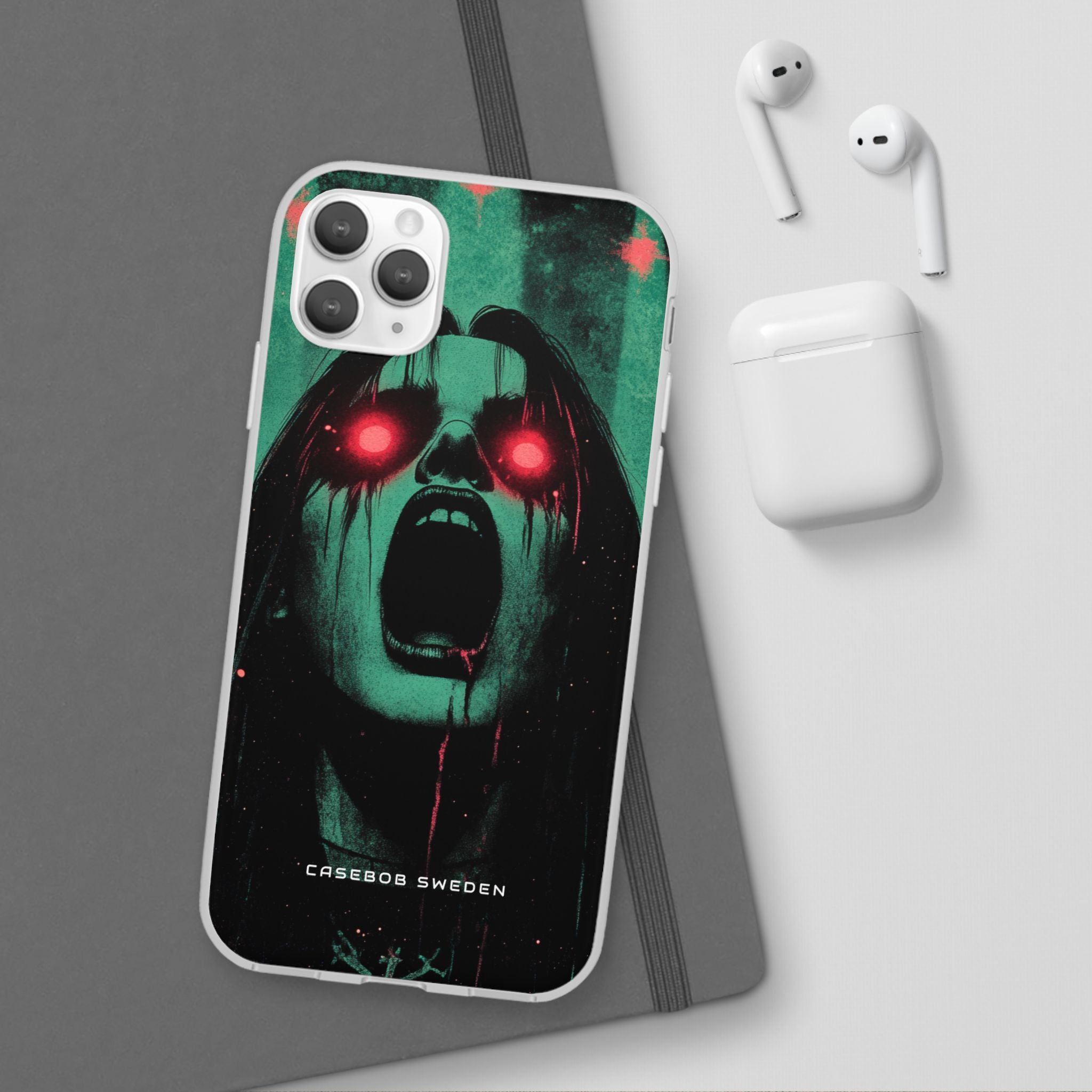 Haunting Glow of Gothic Eyes iPhone 11 - Flexi Phone Case