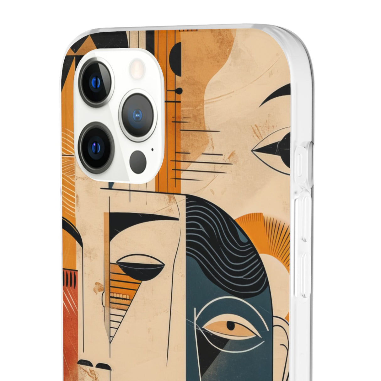 Cubist Introspection | Flexible Phone Case for iPhone