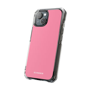 Baker Miller Pink | Handyhülle für iPhone (Clear Impact Case – Magnetisch) 