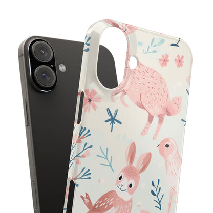 Pastel Whimsical Nature - Slim iPhone 16 Phone Case