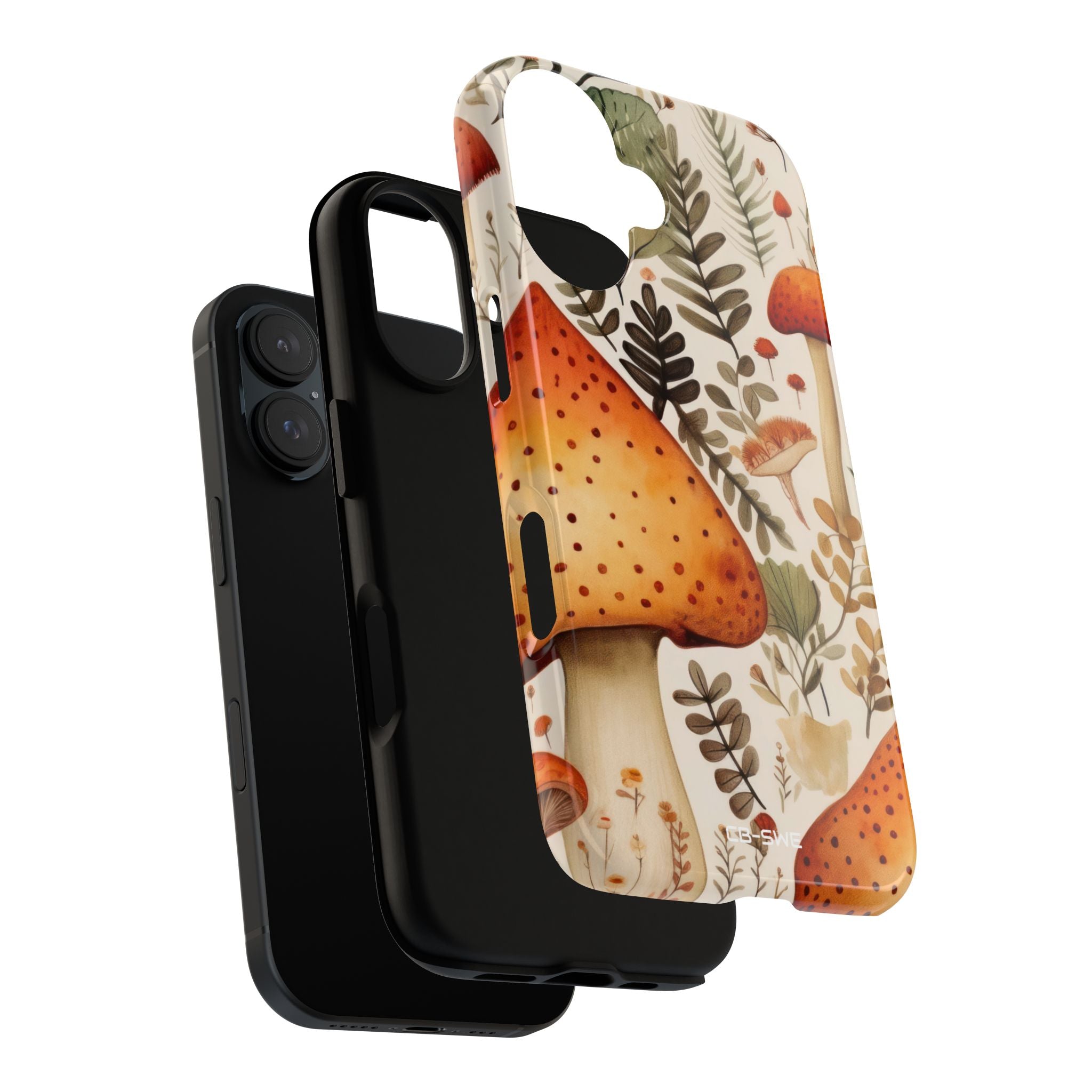 Mushrooms Sprout Cheerfully - iPhone Case