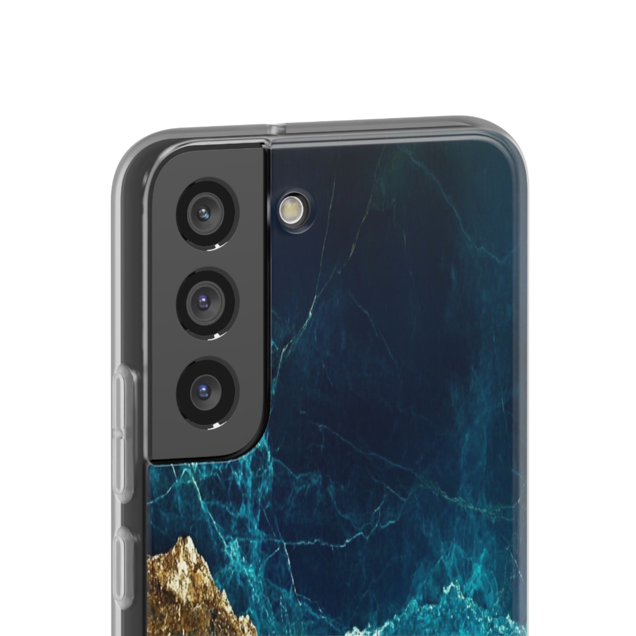 Jagged Gold Split Samsung S22 - Soft