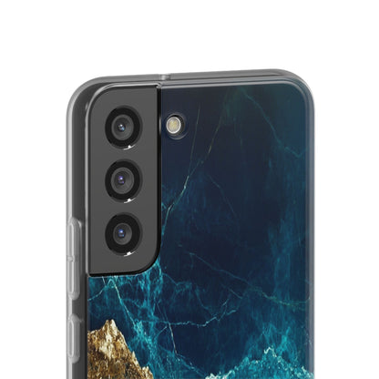 Jagged Gold Split Samsung S22 - Soft