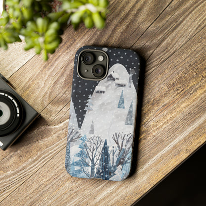 Cute Winter Landscape - Protective Phone Case