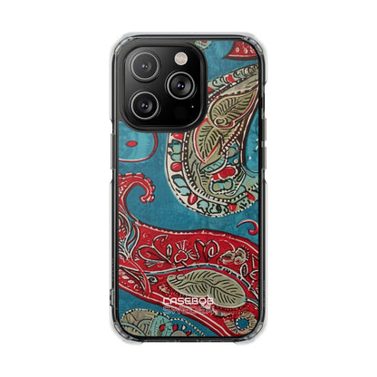Paisley Floral Fusion iPhone 14 - Impact Clear+