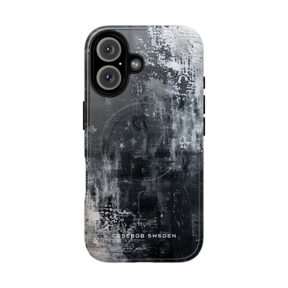 Textured Monochrome Blossom iPhone 16 | Tough+ Phone Case