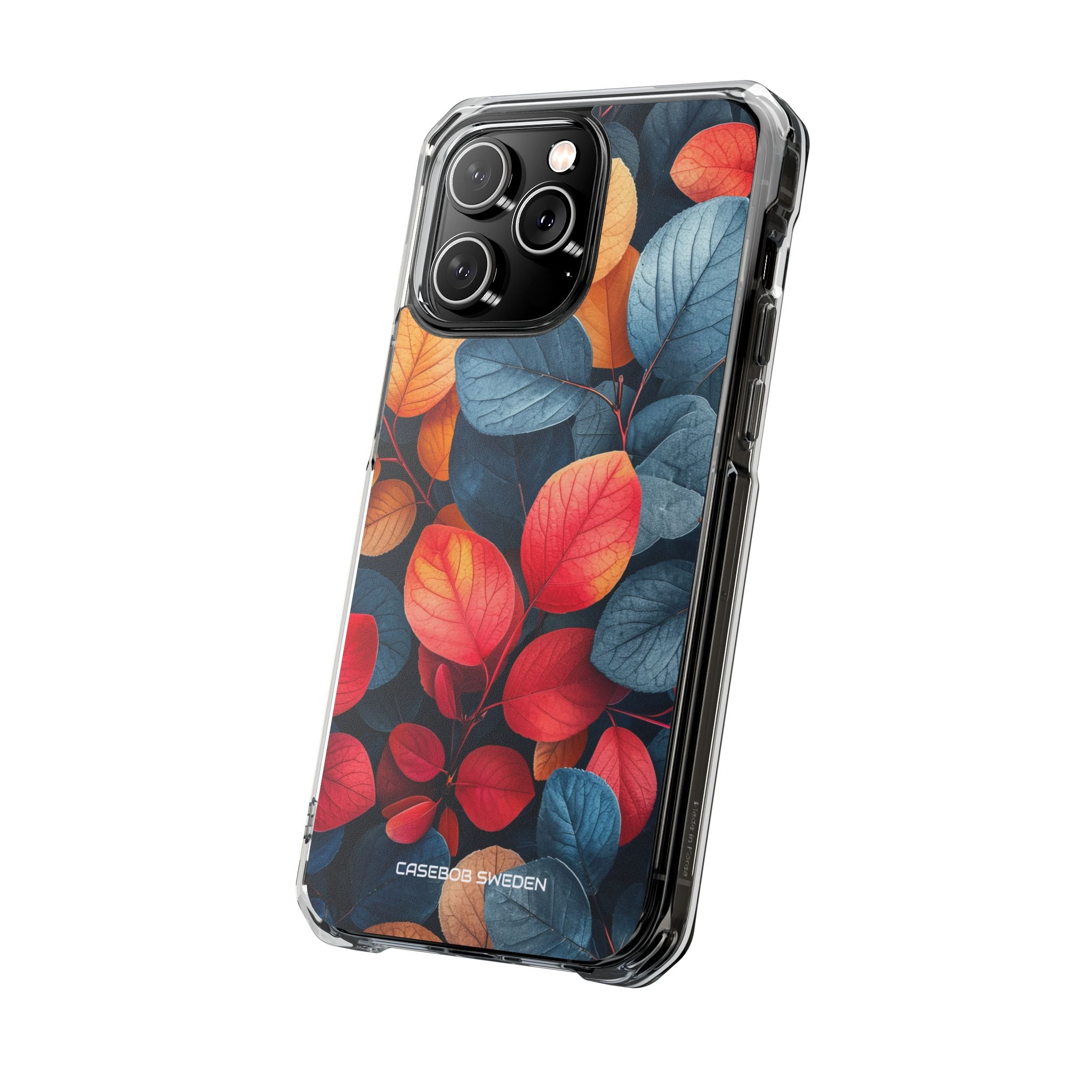 Vibrant Nature Leaves - Clear Impact iPhone 14 Phone Case