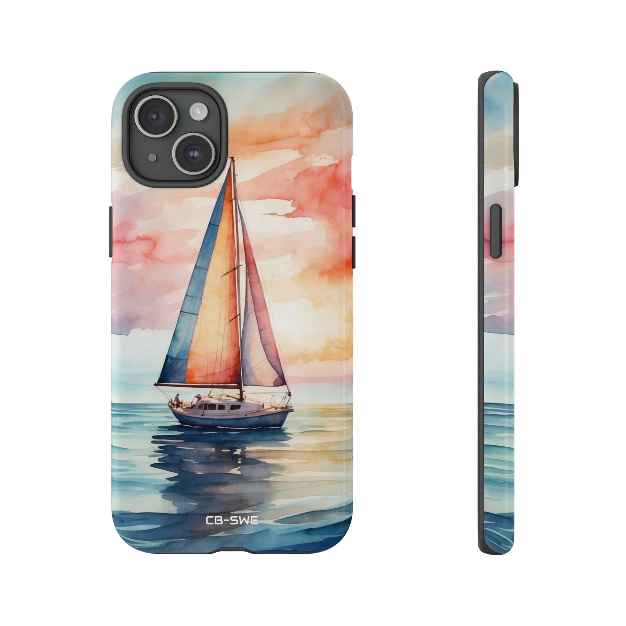 Sailboat Glides Calm - iPhone Case