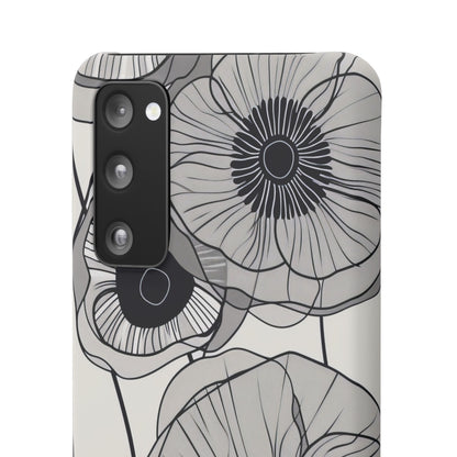 Modern Minimalist Flowers Samsung S20 - Slim Phone Case