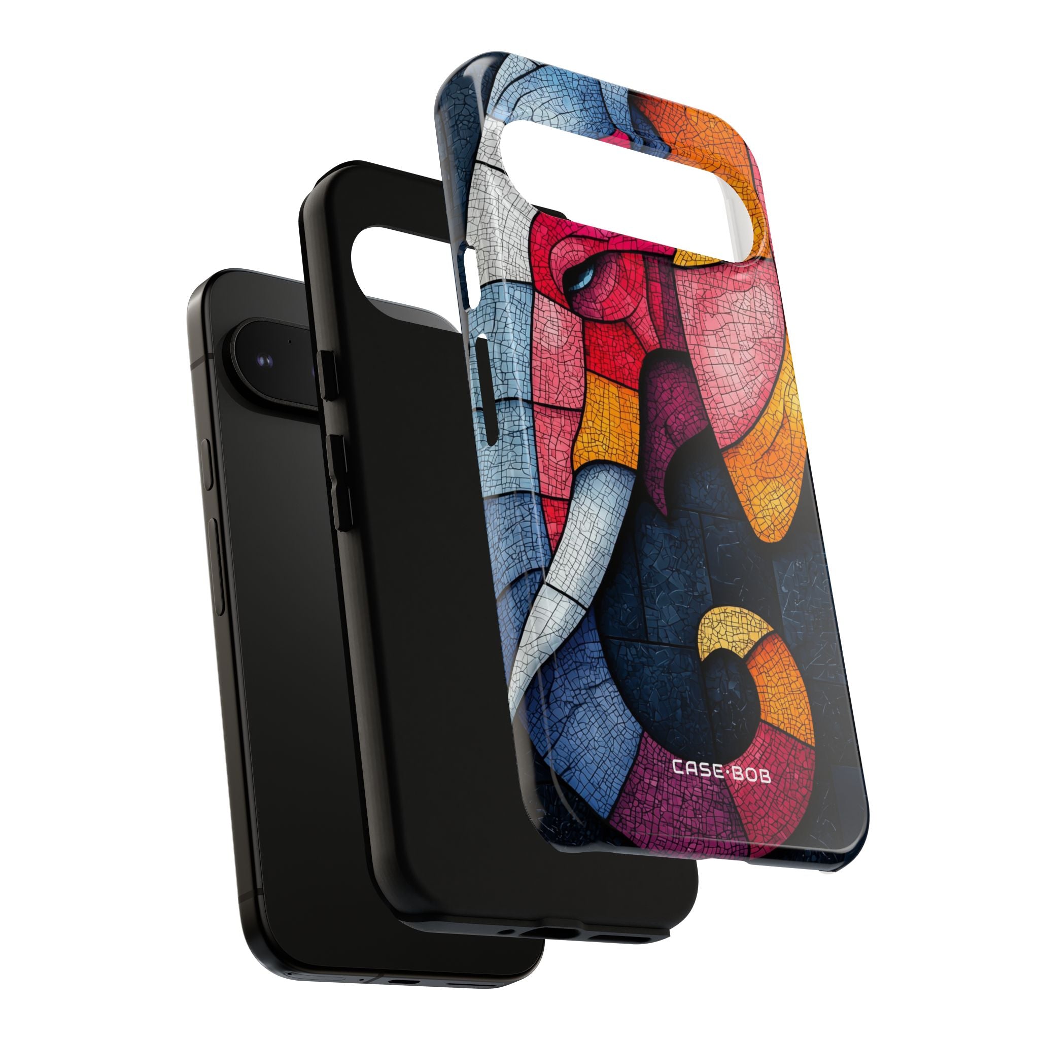 Elephant Mosaic Google Pixel 9 Pro XL Case - Tough