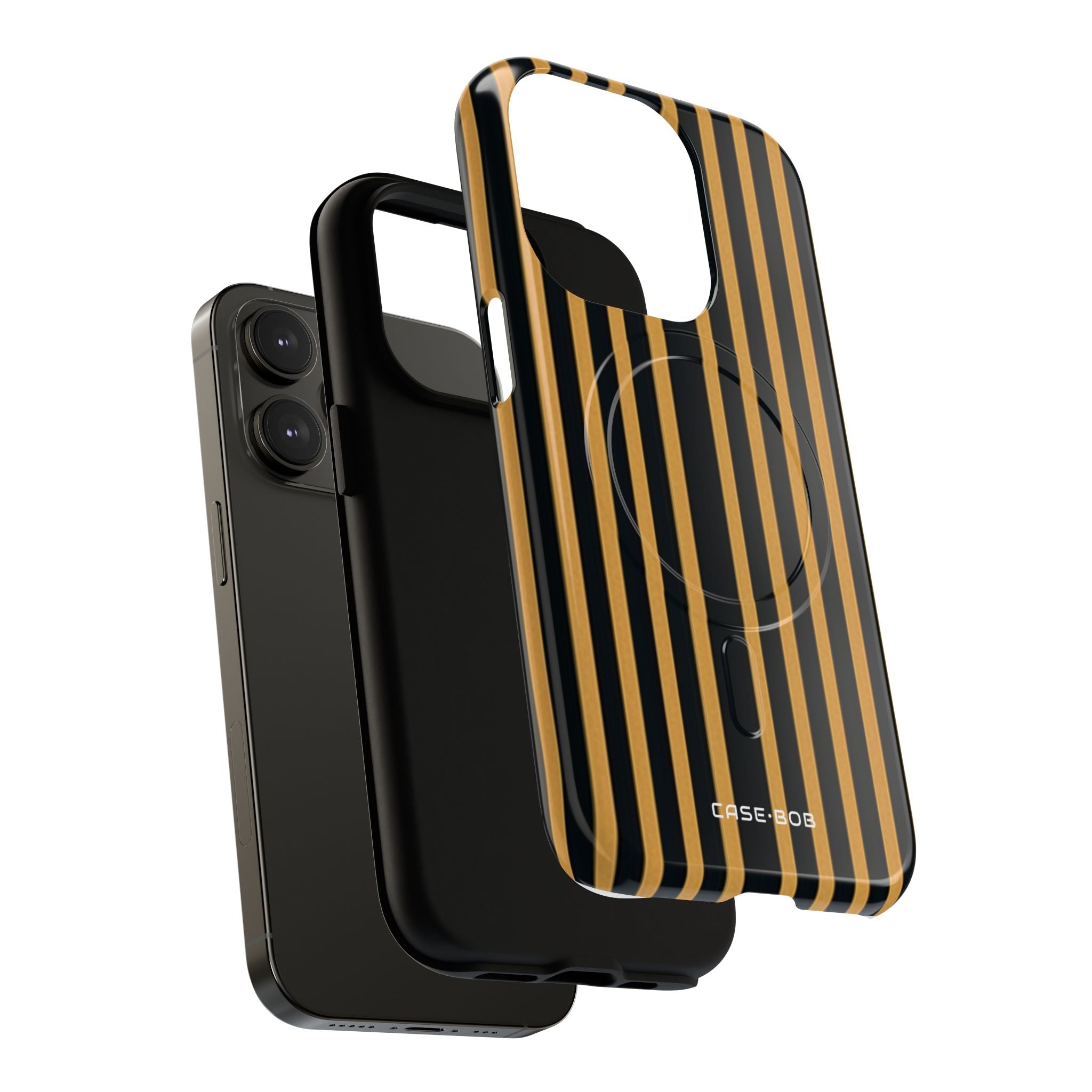 Golden Stripes iPhone 14 Pro Case - Tough+