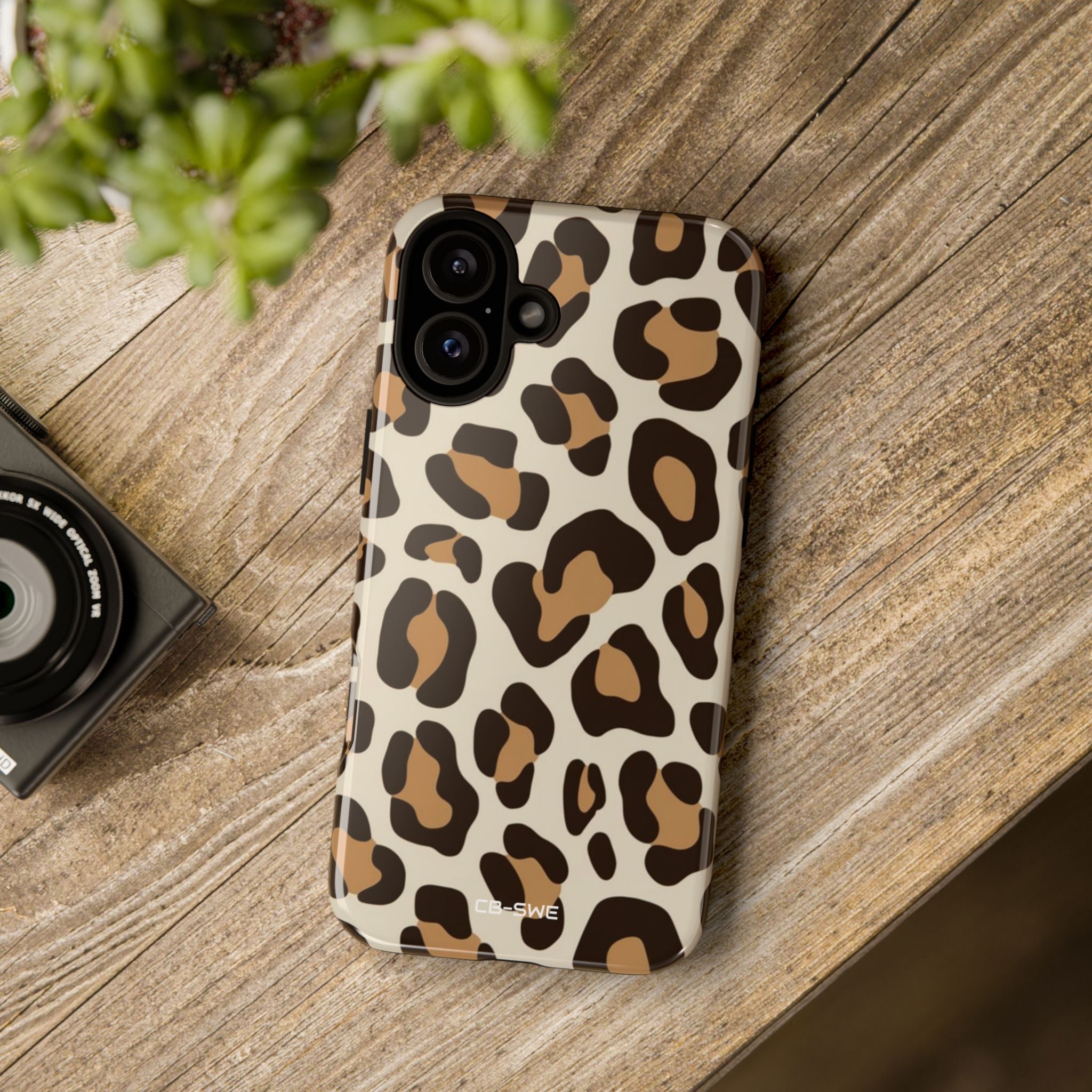 Leopard Print Elegance - iPhone Case