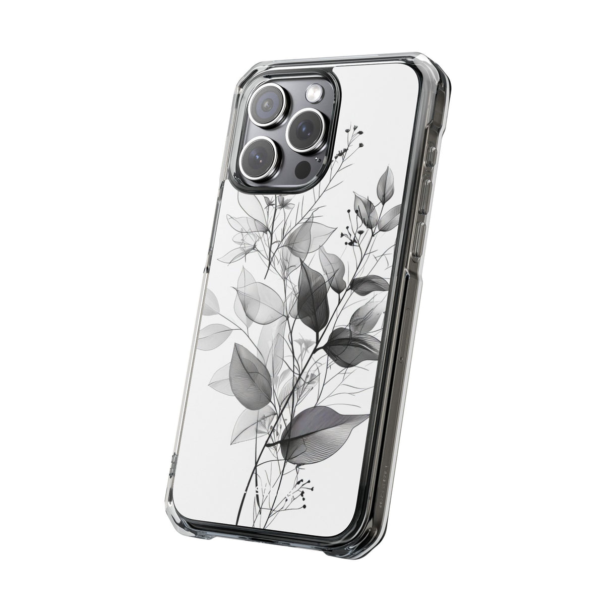 Botanical Serenity - Phone Case for iPhone (Clear Impact - Magnetic)