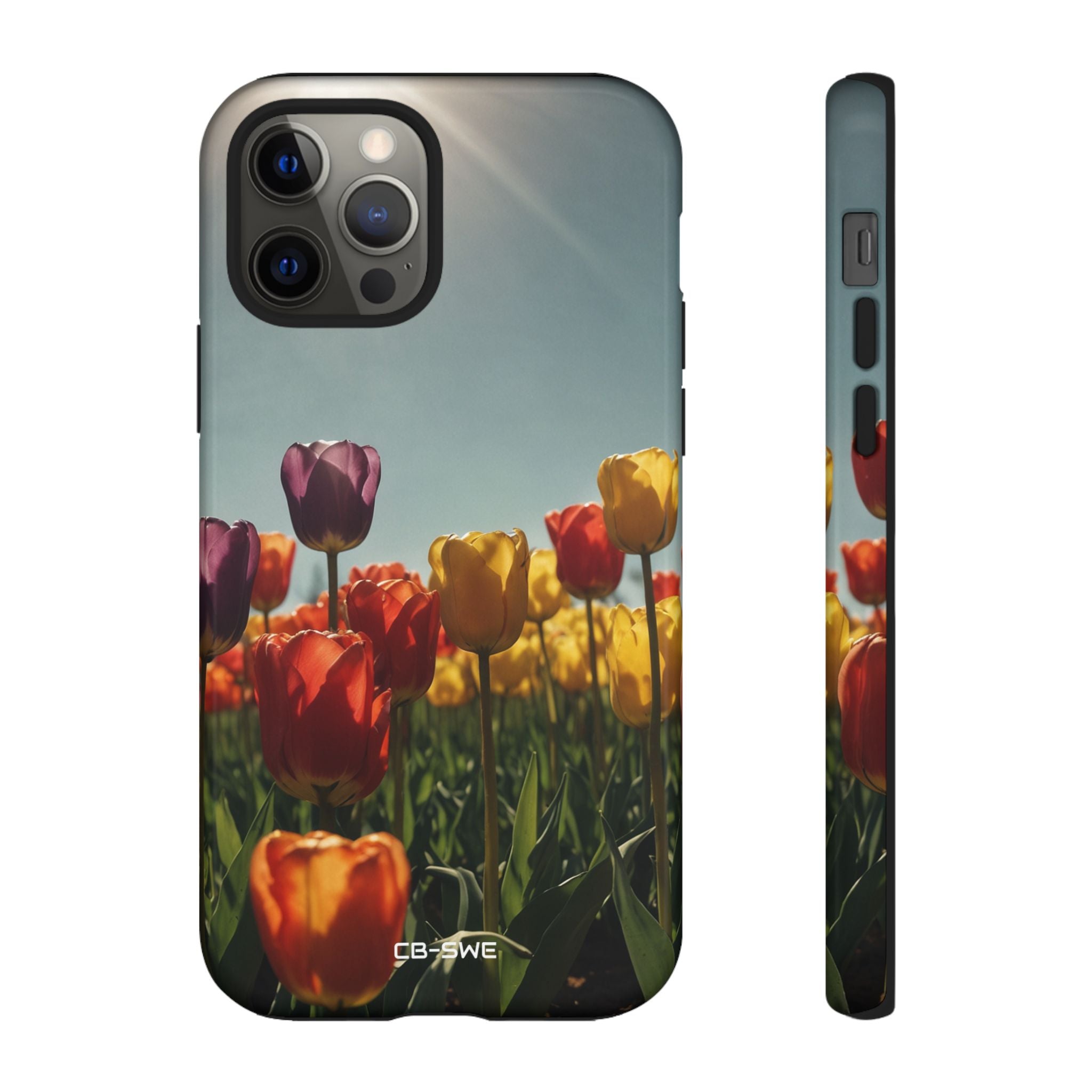 Tulips Embrace Sunlight - iPhone Case