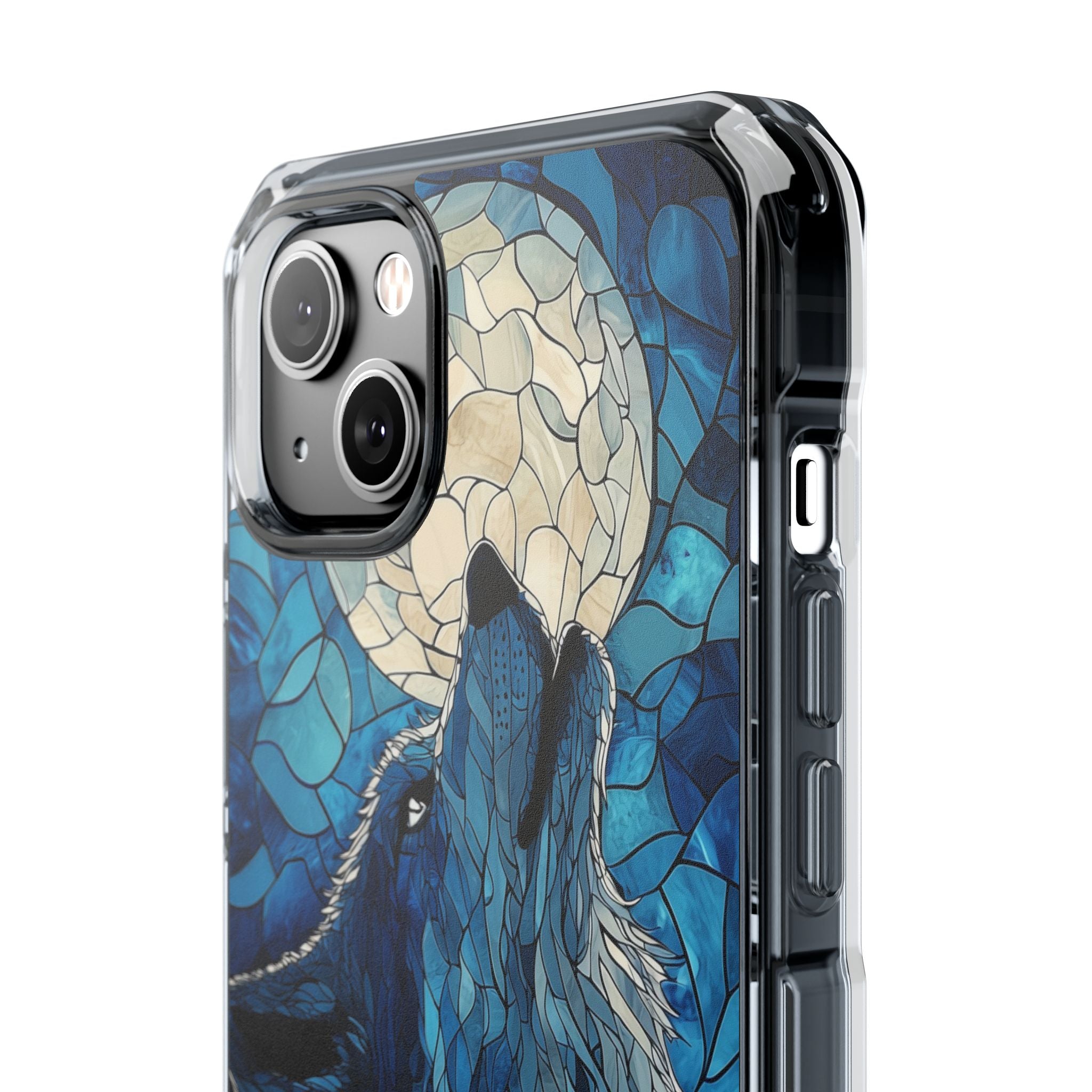 Wolf Howls Moonlight iPhone Case - Impact