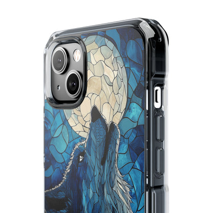 Wolf Howls Moonlight iPhone Case - Impact
