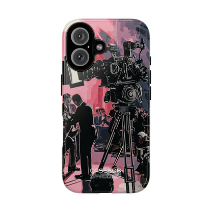 Vintage Cinema Dreams iPhone 16 - Tough