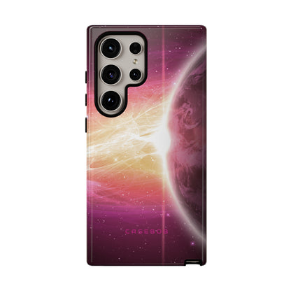 Purple Planets in Space - Protective Phone Case