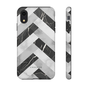 Grey Herringbone - Protective Phone Case