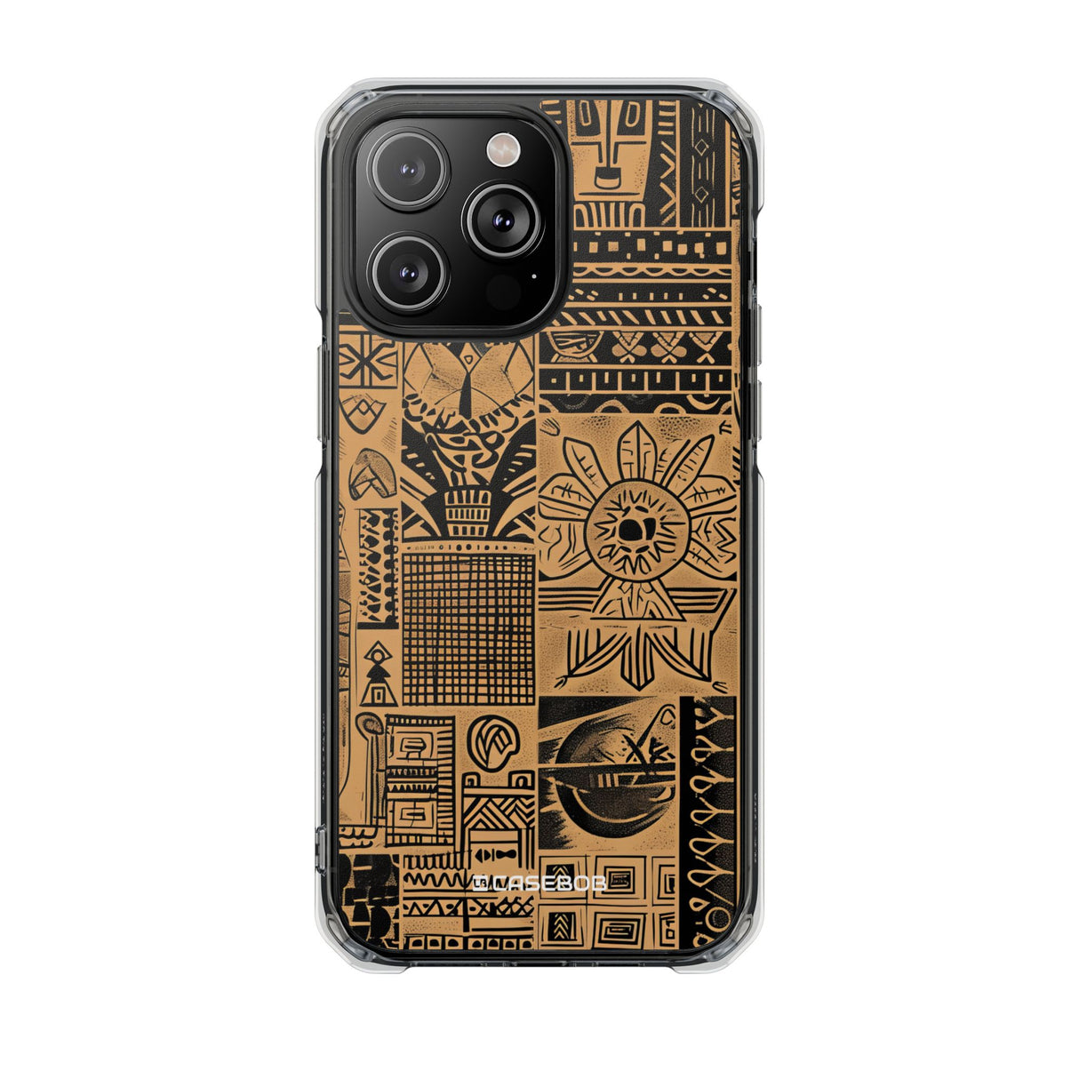 Ancient Ethnic Tapestry - Phone Case for iPhone (Clear Impact - Magnetic)