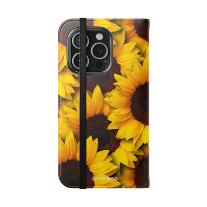 Sunflower Radiance - iPhone 15 Pro Case - Wallet